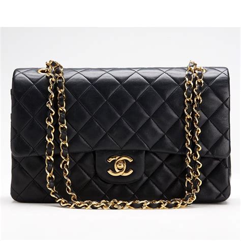 chanel vintage black bag 0480|authentic pre owned chanel handbags.